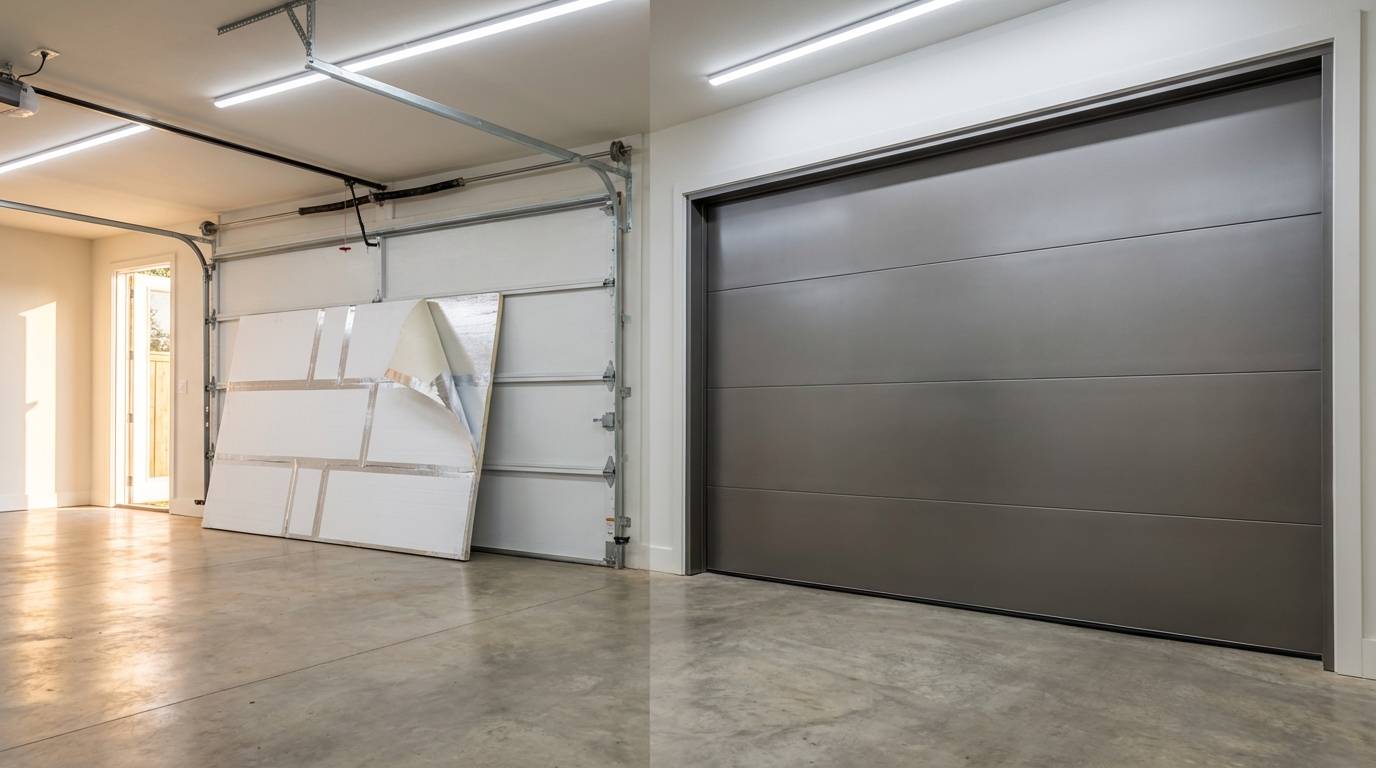 DIY Polystyrene Insulation Kits vs. Factory Polyurethane Garage Doors: A Houston Cost-Benefit Analysis